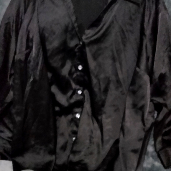 Plus size Satin lounge  top - Picture 1 of 7